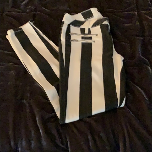 bebe Denim - Black and white jeans size 26